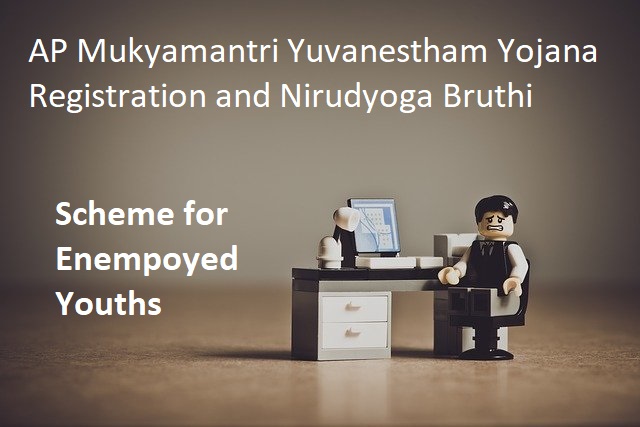 AP Mukyamantri Yuvanestham Registration and Nirudyoga Bruthi