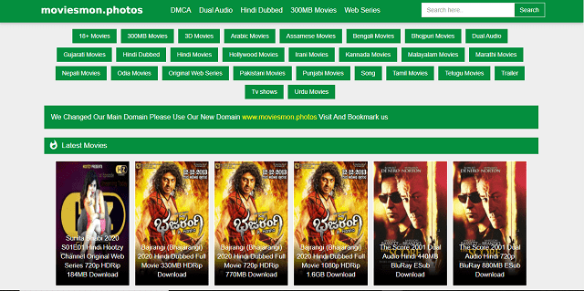 Moviesmon- Download Pirated 300MB Bollywood and Hollywood Movies